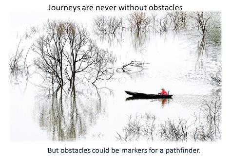 Make obstacles markers for pathfinders who follow your discovery